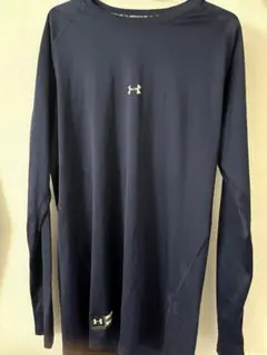 UNDER ARMOUR ネイビー 長袖 アンダーシャツ LG