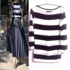 エリコ マディソンブルー ロングスリーブボーダーカットソー ロゴワッペン 2026年最新】マディソンブルー ボーダーの人気アイテム - メルカリ