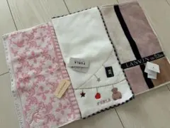 JILLSTUART/FURLA/LANVIN タオルハンカチ3枚セット