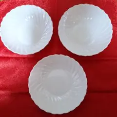 ヤマザキ春のパンまつりホワイト深皿3枚