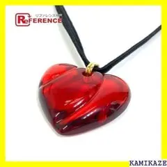 《アクセサリーⅢ》 Baccarat バカラ ハート型 ペ レッド 中古 97