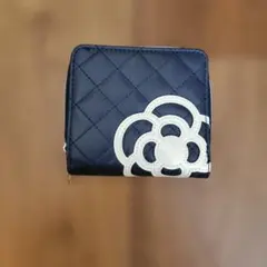 CLATHAS クレイサス 二つ折り財布 キルティング ネイビー
