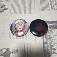 プロセカ 缶バッジ 小豆沢こはね 2点セット