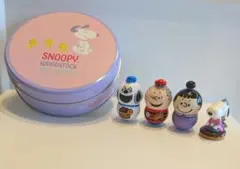 スヌーピー　クーナッツ　キーホルダー　空き缶　セットのサムネイル