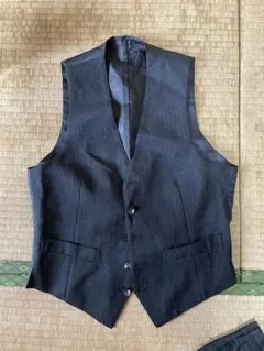 ダークグレースーツベスト