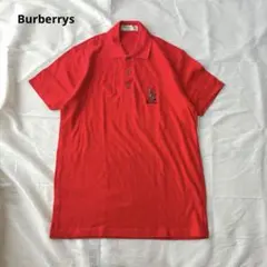 Burberrys ポロシャツ ゴルフ ロゴ イングランド製 S レッドのサムネイル