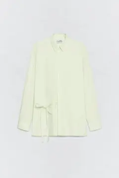 ZARA×SOSHIOTSUKI ポプリンシャツ　グリーンのサムネイル