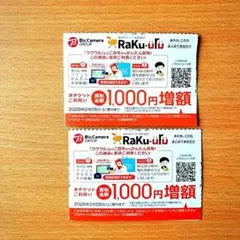 ラクウル買取金額増額クーポン　2枚