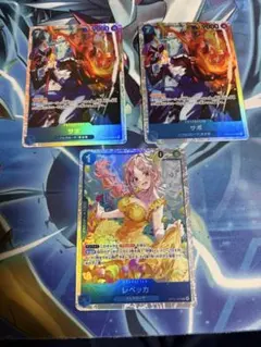 ワンピースカードSR レベッカ1枚・サボ2枚セット 神の島の冒険