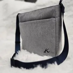 KITAMURA キタムラ ショルダーバッグ ハンドバッグ ブルーグレー 新品✨