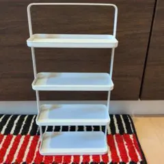 山崎実業 tower メガネ＆アクセサリー トレー 4段 タワー　白