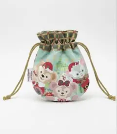 クリスマス　ジェラトーニ　シェリーメイ　ダッフィー　巾着ポーチ