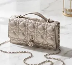 DIOR My Dior ラムスキン ショルダーバッグ パウダーピンク - メルカリ