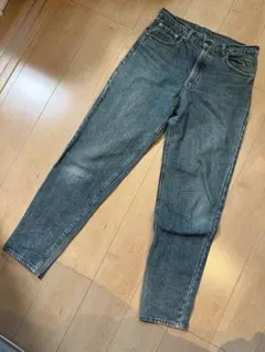 【90s米国製】リーバイス 550 W33 L32 激渋フェード 裾上げなし