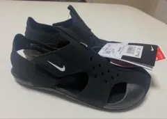 新品❤️ナイキ　22㎝　黒　軽いサンダル
