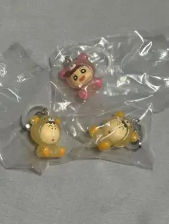 クマのキャラクター キーホルダー 3個セット