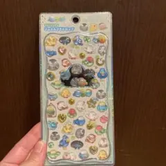 ジュエルプチドロップシール　ふわふわとりのなかまたち