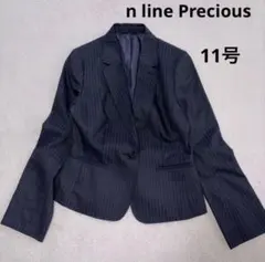 n line Precious洋服の青山テーラードジャケット シルク混 11号