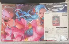 ワンピースカード オフィシャル プレイマット カード付き ネフェルタリ ビビ