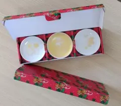 COACHクリスマスデザイン小皿3枚入り2セット