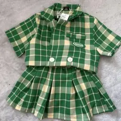 Erogree チェック柄セットアップ 120