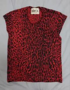 BLACK レオパード柄 T