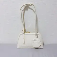 Enola エノラ イロンゲイティッドハンドルバッグ - クリームのサムネイル