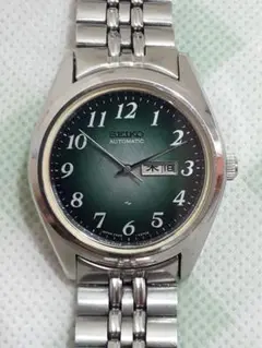 SEIKO 自動巻き時計 グリーン文字盤