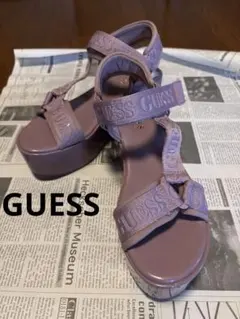 GUESS LOS ANGELES 厚底サンダル　24.5㌢のサムネイル
