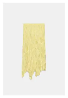 【ZARA】ZW コレクション プリーツロングスカート イエロー Lのサムネイル