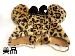 週末限定値下げ【ディズニー】ヒョウ柄 ファンキャップ 茶色 ブラウン