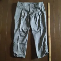 Reflect パンツ 裾ギャザー付き