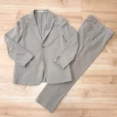 UNIQLO 感動ジャケット 感動パンツ セットアップ ベージュ
