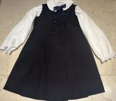 【極美品】キャサリンコテージ　フォーマルノースリーブ　ワンピース　プリーツ　黒