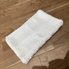 し*ん様 アイボリー　着物ショール　リボン編み　 上質　エレガント　レースストー