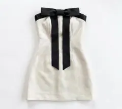 【ZARA】リボン　ミニワンピース　ワンホン