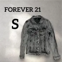 ★美品✨️FOREVER 21 【S】デニムジャケット ブラック
