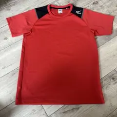 Mizuno ラグランスリーブ Tシャツ M レッド