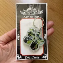 Bali Croco ハイビスカス アクリルキーホルダー バリ島