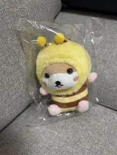 ハチの着ぐるみを着た動物 ぬいぐるみ 열쇠 고리