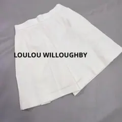LOULOU WILLOUGHBY ルマーノツイルショートパンツ　ハイウエスト