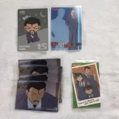 名探偵コナン　カード　毛利小五郎　毛利蘭　江戸川コナン