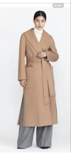 ★未使用品★エストネーション　ウールショールロングコート　size36 ☆未使用品☆エストネーション ウールショールロングコート size36
