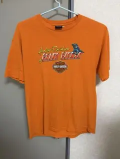 USA製 XL 00s ハーレーダビッドソン Tシャツ 星条旗 VF製 黒 | Mercari