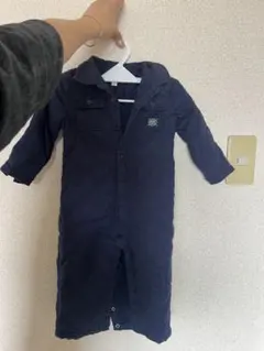 ラルフローレン ネイビー キルティングロンパース 12month 80cm