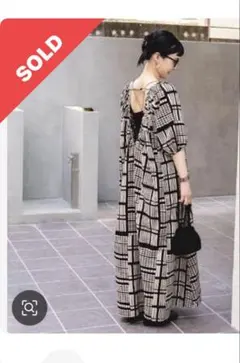 完売 美品 Tado ワンピース エプロン ドレス ロング丈 | Mercari
