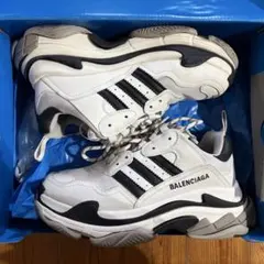 ガ*ラ様 BALENCIAGA トリプルS adidasコラボ 41のサムネイル