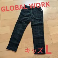 GLOBAL WORK チェック柄 ボトムス キッズL