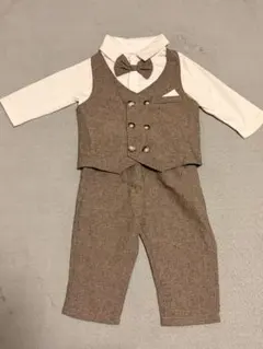 フォーマルスーツ 80cm ブラウン