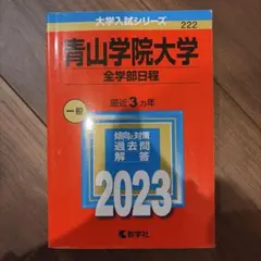 青山学院大学 全学部日程 2023